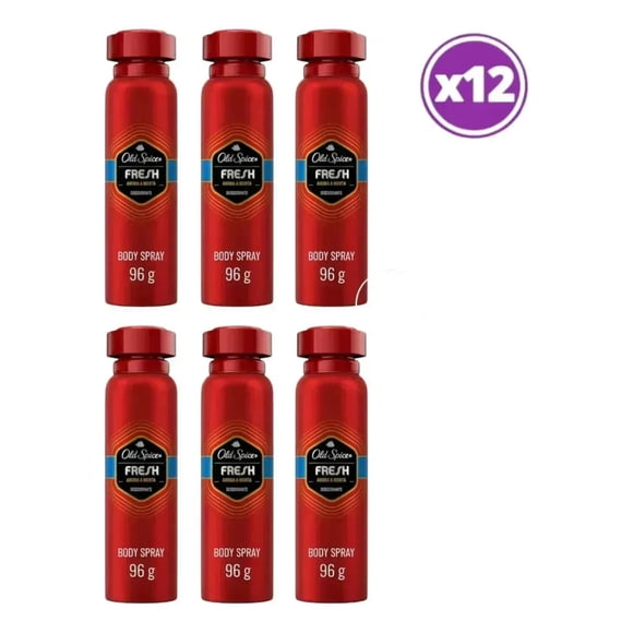 Pack 12 Fresh Desodorante Spray 96g