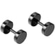 thumbnail image 1 of Aros Punk Rock Acero Moda 6mm Juvenil Negro Barbell, 1 of 3