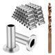 thumbnail image 1 of Paquete de 65 fundas protectoras de acero inoxidable BLIKA para barandillas, 1 of 8