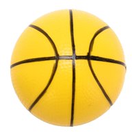 Magideal - Pelota Deportiva Para Niños, Juguetes De Interior Y Exterior, Portátil, Para Niños Y Niñas, Pelota Que Rebota, Pelotas Pequeñas Y Suaves Para Niños. Baloncesto Amarillo