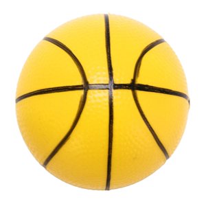 Magideal - Pelota Deportiva Para Niños, Juguetes De Interior Y Exterior, Portátil, Para Niños Y Niñas, Pelota Que Rebota, Pelotas Pequeñas Y Suaves Para Niños. Baloncesto Amarillo