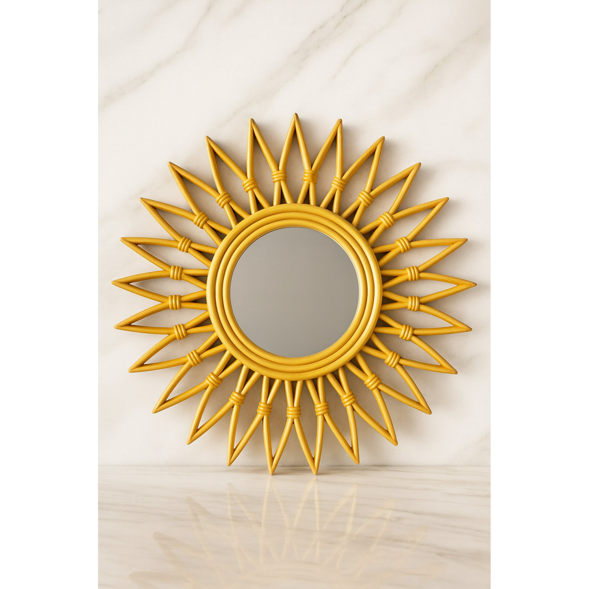 Decostilo - Espejo Redondo Sol Moderno 50x50x2.5cm