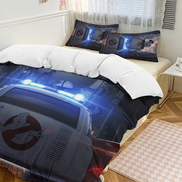 Large Marshmallow GHOSTBUSTERS Comforter Set Soft 3 Pcs Twin Bedding Sets Thicken for All Season