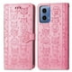 thumbnail image 1 of Funda Cartera FOXDOCK para Motorola Moto G34 , Flip PU con Relieve de Gatos y Perros, Tarjetero y Soporte, 1 of 6