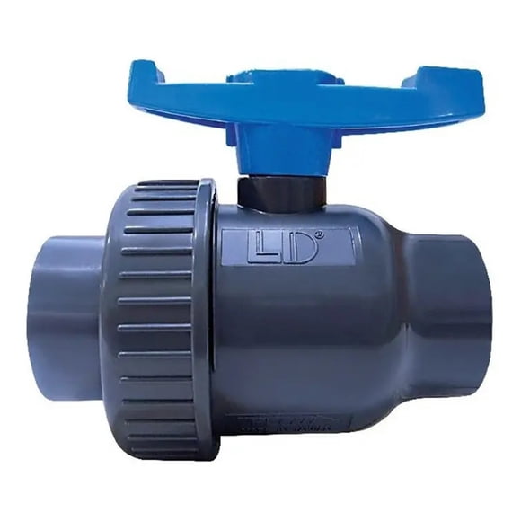 Válvula De Bola Pvc 1" Una Amer Marca Ld