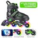 thumbnail image 4 of Patines en línea ajustables KAQINU con ruedas ligeras, 4 of 7