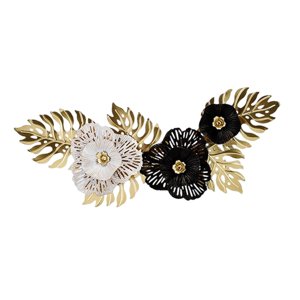 Bothyi - Arte De Pared De Metal De Estilo Nórdico De Lujo Para El Hogar Ornamento Hotel Regalo Negro Blanco