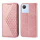 thumbnail image 1 of Funda Flip FOXDOCK para Realme C30 , Estilo Billetera con Diseño Rombo, Correa de Mano y Soporte, Uso Diario, 1 of 6