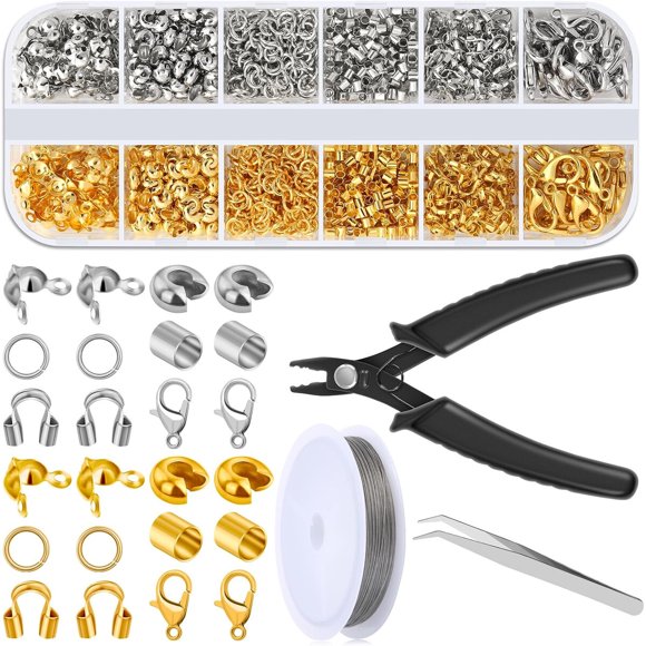 Kit de Crimpado para Joyería Acejoz CBK2, 1203 Piezas