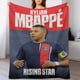 thumbnail image 4 of Kylian Mbappé Manta de franela anti-pilling, suave, ligera, esponjosa y acogedora de lujo para hogar y cocina – Perfecta para niños y adultos, 76.2 cm × 127 cm, 4 of 6