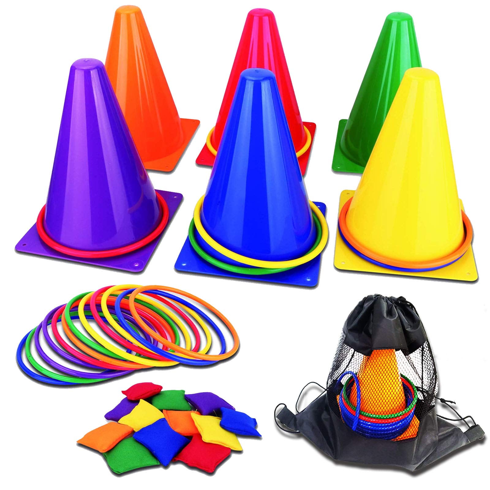 Juego Combinado Carnival Outdoor Games Unanscre, 31 Piezas, 3 En 1 Para Niños