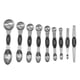 thumbnail image 2 of Cucharas de medición Cucharas de medición, acero inoxidable 8 tazas y 8 cucharas (negro) con 1 nivelador, Gadgets de cocina para cocinar y hornear, 2 of 3