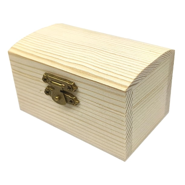 Caja De Madera Con Tapa Vintage - Almacenaje Multiusos (11L, 26L, 60L) Estilo Cofre Frutero