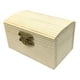 thumbnail image 2 of Caja De Madera Sin Terminar, Caja De Almacenamiento De Baratijas De Pintura Artesanal, Caja De Regalo, Tapa De Arco Del Cofre Del Tesoro, 2 of 3