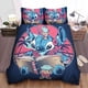 thumbnail image 1 of Lilo And Stitch Reading Book With 3 Eyes Ailiens Quilt Duvet Cover Set3-Piece Bedding Set, 1 of 5