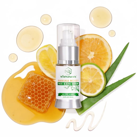 Suero Facial Wild Naturals con Miel de Manuka y Vitamina C 15 ml