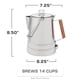 thumbnail image 3 of Percolador de café COLETTI Butte de acero inoxidable para 14 tazas, 3 of 7