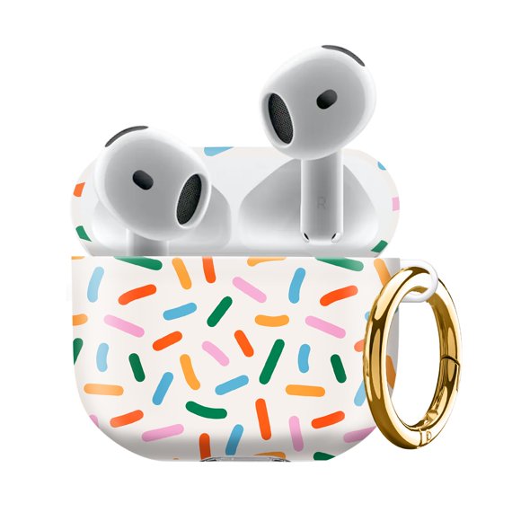 Funda suave para AirPod 4 LienWex con llavero colorido