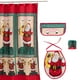 thumbnail image 1 of CORTINA Y SET DE BAÑO NAVIDAD 4 PIEZAS ROJO PASCUERO GRANDE, 1 of 5
