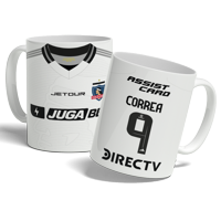 Arumistorechile - Tazon Taza Colección Colocolo 2025 Correa Blanca