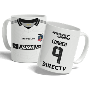 Arumistorechile - Tazon Taza Colección Colocolo 2025 Correa Blanca