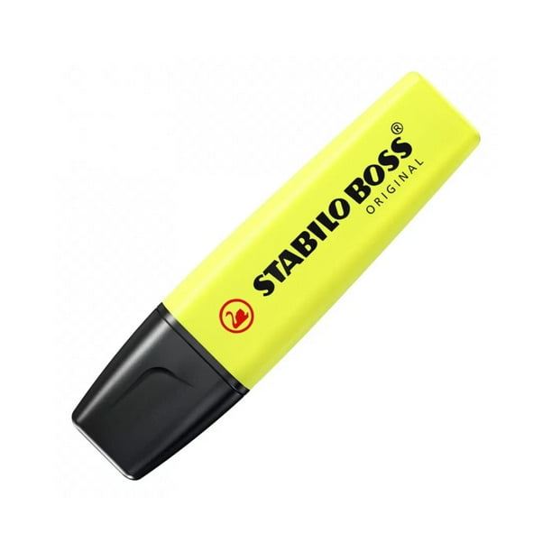 Destacador Stabilo Boss 2mm/5mm amarillo
