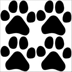 Rienda Libre - Sticker Patitas Patas Paw Dog Perro Mascota (4X)