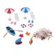 thumbnail image 5 of Mini Juego De Playa Para Casa De Mu?ecas, Accesorio De Concha De Paraguas, Decoración De Escena De Vida, 1/12, 5 of 5