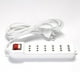 thumbnail image 1 of Alargador Zapatilla con Switch 6 Posiciones 3mts Blanco, 1 of 2