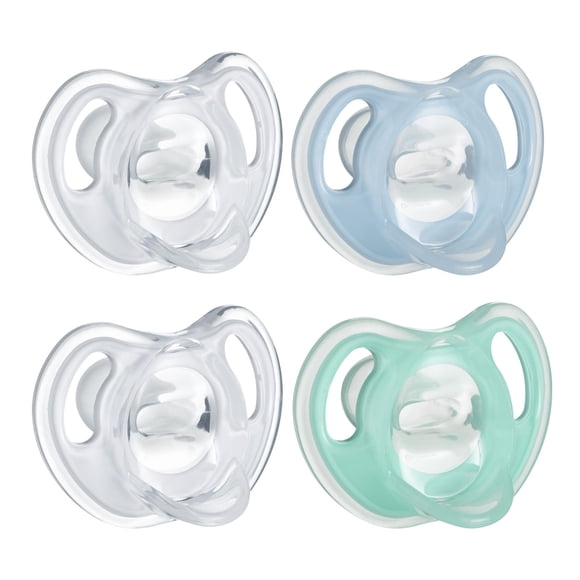 Chupete Tommee Tippee, silicona ultraligera, 0-6 m, sin BPA, 4 unidades