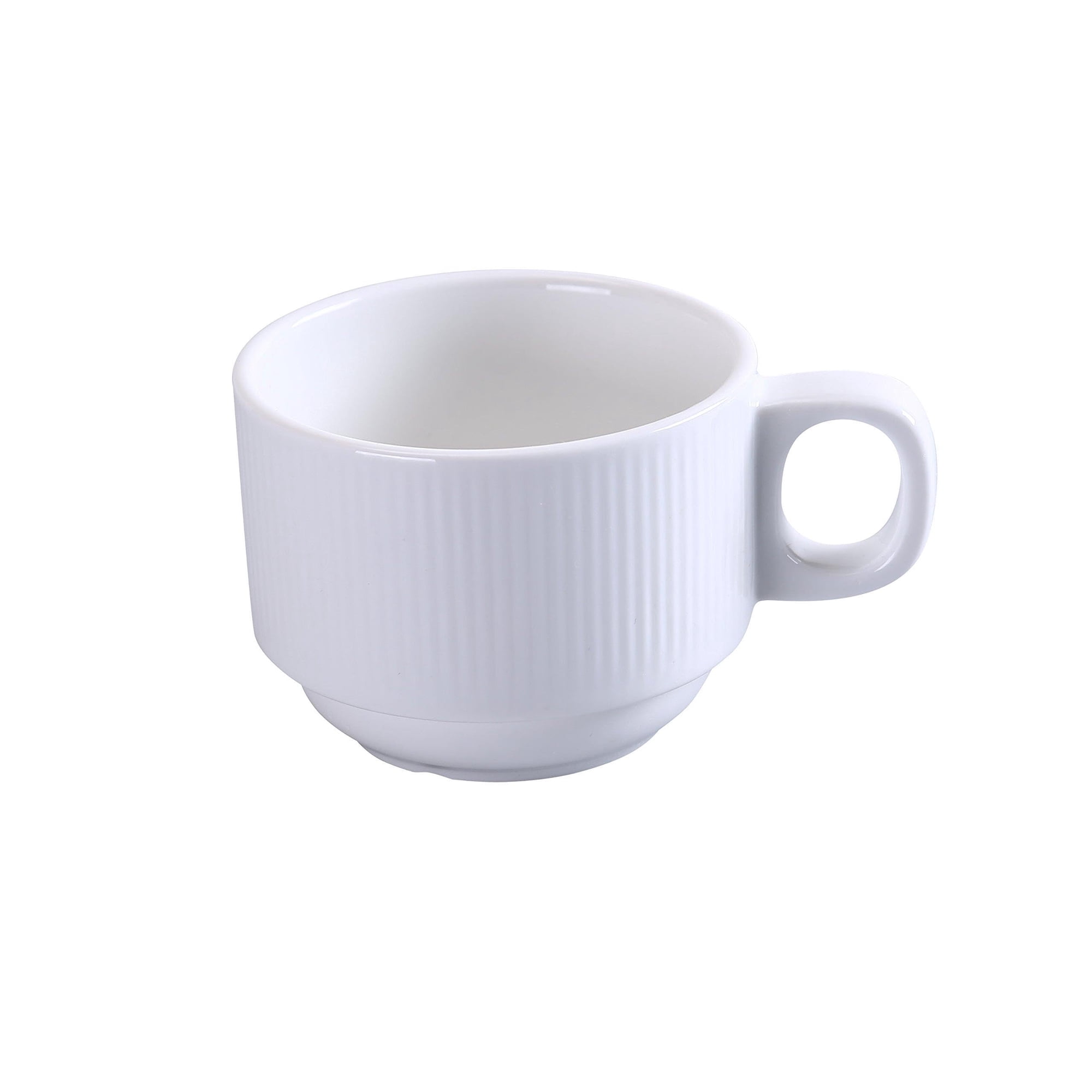 Taza De Café/té Yanco Si-001 De Porcelana Blanca, 200 Ml (paquete De 36)