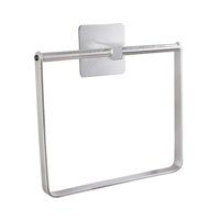 Bothyi - Toallero De Baño, Organizador De Almacenamiento, Toallero De Baño Para Pared, Baño, Hogar, Plateado