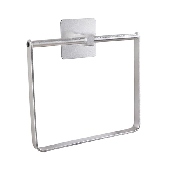 Toallero De Baño, Organizador De Almacenamiento, Toallero De Baño Para Pared, Baño, Hogar, Plateado