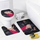 thumbnail image 4 of MICHAEL JACKSON-theme 4-Piece Shower Curtain Set with Rugs, Waterproof Bathroom Decor Set Includes Bath Mat, U-Shaped Rug, Toilet Lid Cover and Curtain with Hooks, 4 of 6