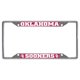 thumbnail image 2 of Marco para matrícula FANMATS Oklahoma Sooners, metal cromado, 2 of 5