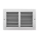 thumbnail image 1 of Return Air Grille Tru Aire, 15 x 25 cm, pintura en polvo unidireccional, color blanco, 1 of 1