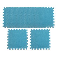 Bothyi - 10 Uds. Alfombrilla De Espuma De Felpa Para Suelo De 30X30Cm, Alfombrilla De Juego Para Niños Para Guardería, Casa De Campo, Azul Bebé