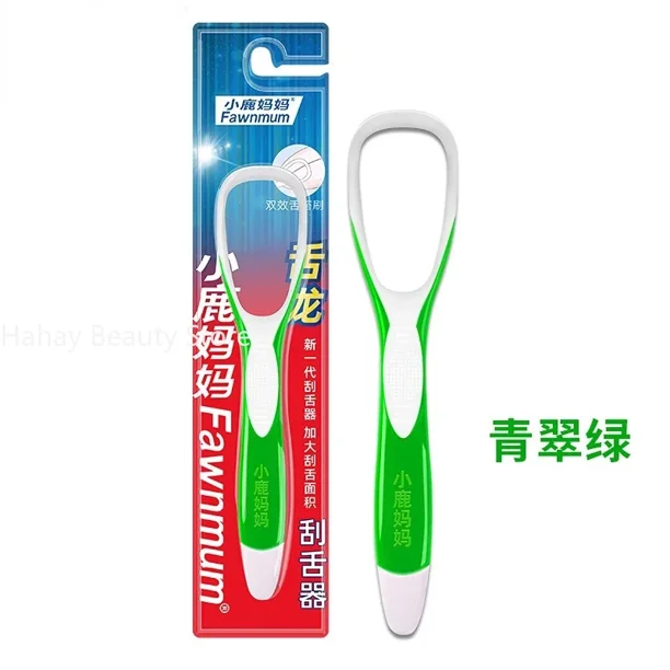 Tongue Cleaner Silicone Tongue Brush Adult Tongue Scraper Toothbrush Fight Bad Breath Dental Cleaning Tool