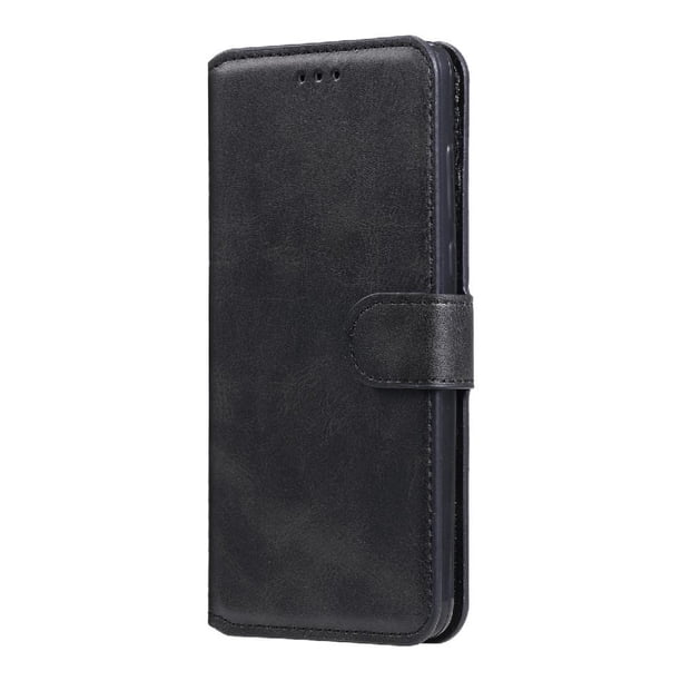 Funda Billetera para Xiaomi Poco M5s 4G con Porta Tarjetas y Soporte Ajustable Negro