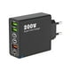 thumbnail image 1 of Cargador De Pared, Múltiples Puertos Usb Y Tipo C 200w Negro, 1 of 4