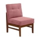thumbnail image 3 of Sitial Colonia Tela Velvet Palo Rosa, 3 of 4
