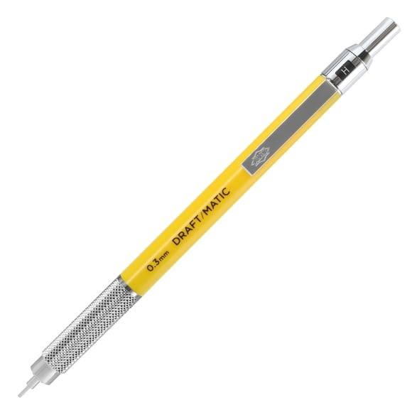 Portaminas mecánico ALVIN Draft-Matic 0.3 mm con estuche de piel