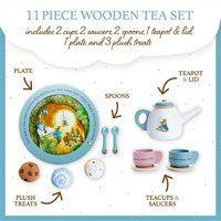 Juego De Té De Madera Kids Preferred Beatrix Potter Peter Rabbit