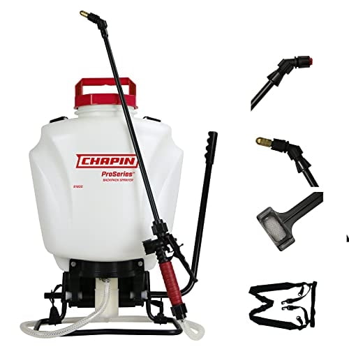 Chapin International - Pulverizador Tipo Mochila Chapin 61800 De 15 Litros Con Boquilla Ajustable Y Ventilador