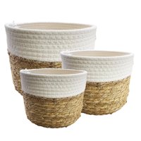 Vgo - Set De 3 Canastos Redondos Can9132