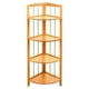 thumbnail image 2 of Repisa esquinero de madera 4 niveles natural, 2 of 8