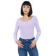 thumbnail image 1 of Body Mujer Manga Larga Botones Lila Corona, 1 of 5