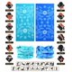 thumbnail image 2 of Cinta para la cabeza VANCROWN 6 uds Serie Paisley 48 × 24 cm, 2 of 6