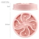 thumbnail image 3 of Plato De Alimentación Lenta O Antiahogo Rosado, 3 of 3