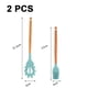 thumbnail image 2 of Juego de 2 utensilios de cocina de silicona con mango de madera, antiadherentes y resistentes al calor., 2 of 5
